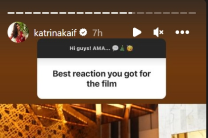 Katrina Kaif Fan Asked Best Reaction For Merry Christmas Actress Shared Photo With Vicky Kaushal