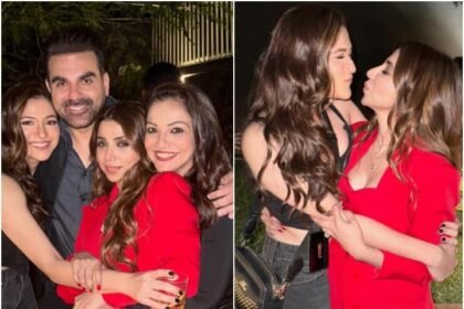 Inside pictures of Shshura Khan's birthday celebration surfaced, Arbaaz Khan's wife was seen having fun with her girl gang.