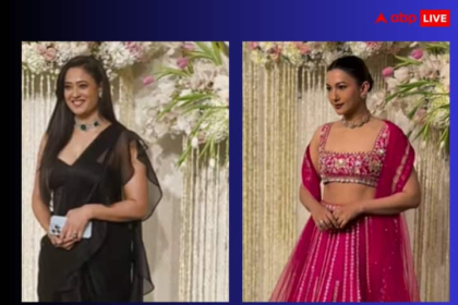 Ira-Nupur Reception: From Shweta Tiwari to Gauhar Khan, these TV stars attended the wedding reception of Ira and Nupur.