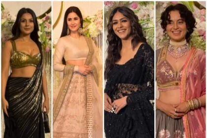 Ira-Nupur Wedding Reception: Some created havoc in lehenga and some in saree, see the beautiful looks of beauties in Ira-Nupur's reception.