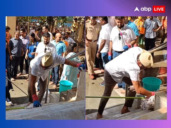 Jackie Shroff Cleaned Mumbai Ram Temple Watch Video Here