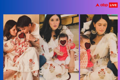 Pankhuri Awasthi and Gautam Rode showed fans a glimpse of their twins' Annaprashan, the couple was seen twinning with Radhya-Raditya.
