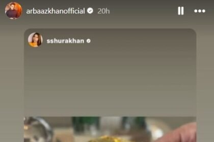Coffee, tea and me?'  New bride Shura asked this difficult question to husband Arbaaz, the actor gave a romantic answer