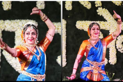 Hema Malini Pics: Hema Malini shares unseen pictures of Bharatnatyam performance in Ram temple, looks 'Dream Girl' dressed in blue saree