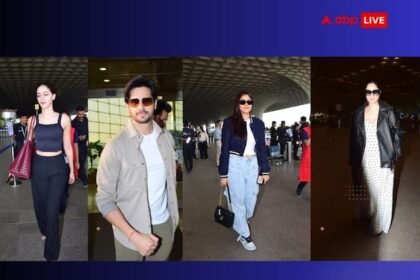 Stars fair held at airport, Ananya-Mrunal spotted in stylish look, Sidharth also looked dapper, see pictures