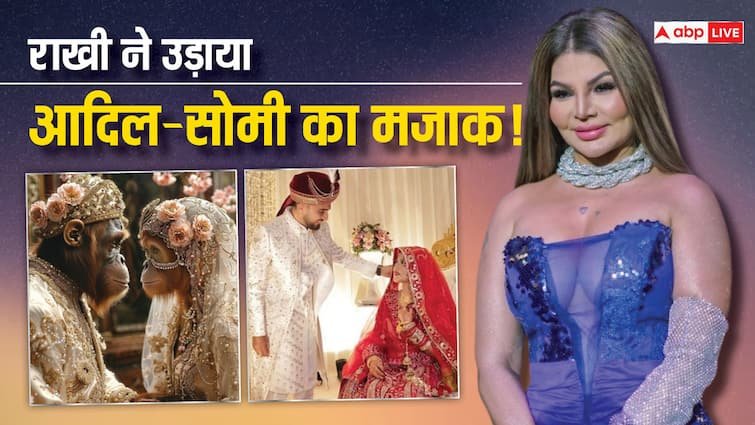 drama queen rakhi sawant funny post viral adil khan durrani somi khan wedding