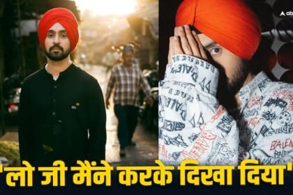 Diljit dosanjh spoke about breaking the Punjabi stereotype shared visuals from the munbai concert.  Diljit gave a befitting reply to Stereotype regarding Sardars, said