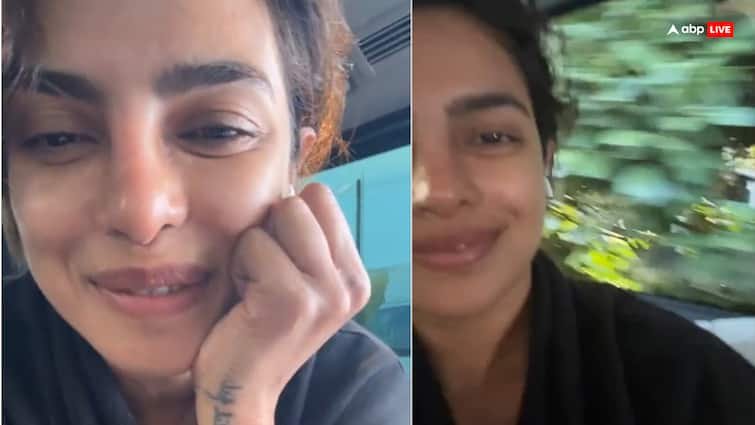 priyanka chopra shares no makeup look video fans say original look |  Priyanka Chopra went on shoot without makeup, fans said she hid half her face