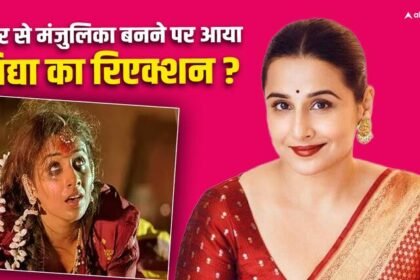 vidya balan reaction to her role in bhul bhulaiyaa 3 says i like comedy movies