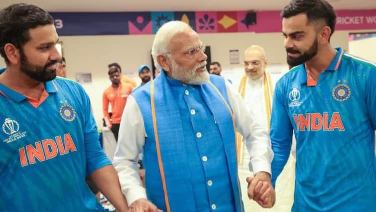 PM Modi Interaction With Virat Kohli And Indian Cricket Team T20 World Cup 2024 Latest Sports News