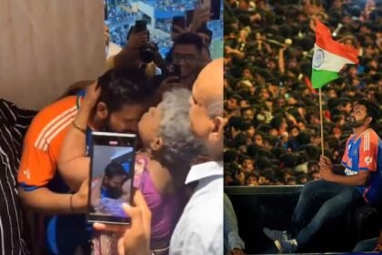 Team India Victory Parade Rohit Sharma and his Mother Love video Viral Watch: वर्ल्ड कप जीत का जश्न बना यादगार! रोहित शर्मा की मां की ममता देख भावुक हुए फैंस, वीडियो वायरल
