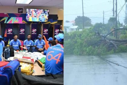 team india in barbados stuck hurricane beryl rohit sharma virat kohli in hotel t20 world cup 2024 Team India Hurricane Beryl: संकट में टीम इंडिया, जहां जीता T20 वर्ल्ड कप वहां आया चक्रवाती तूफान, कैसे आएंगे खिलाड़ी?